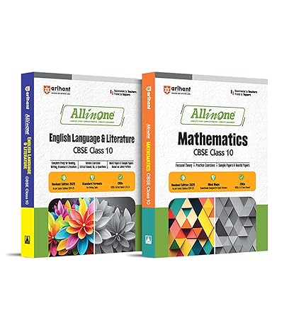 All In One Mathematics, English Language & Literature, Class 10th Based On Latest NCERT For CBSE Exams 2025